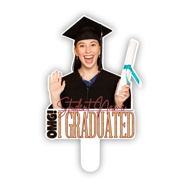 Grad Sign On A Stick